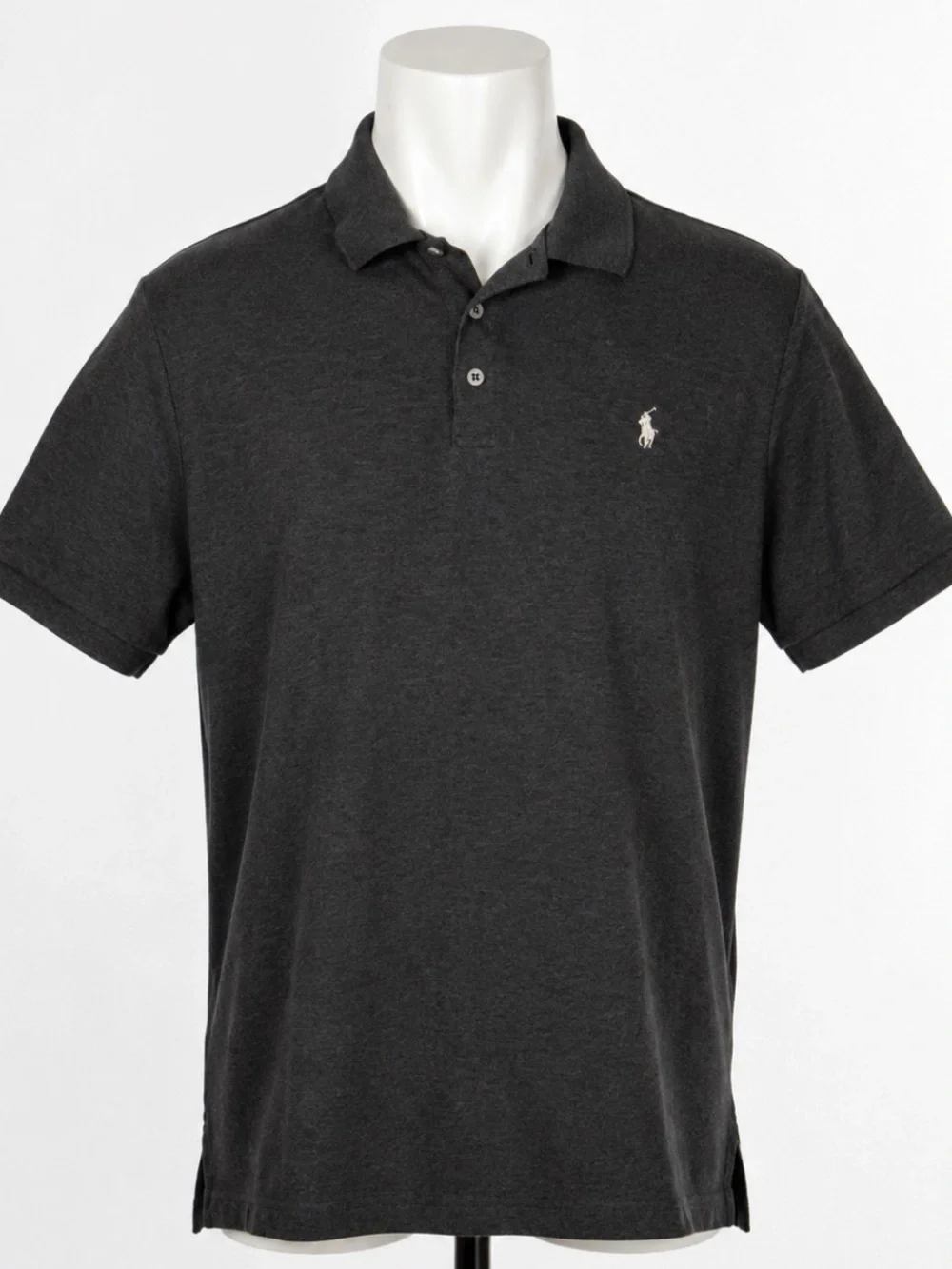 Polo by Ralph Lauren Charocal Men Polo Shirt Short Sleeve Pima Stretch Mesh XXL